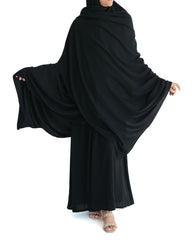Extra Large Black Marina Shawl