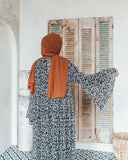 Copper Rust Chiffon Georgette Hijab