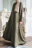 Thyme Green Essentials Abaya