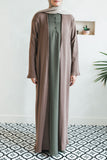 Thyme Green Essentials Abaya