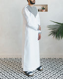 Men's White Kufiya Thobe