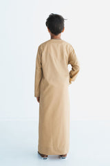 Boy's Camel Tan Emirati Thobe
