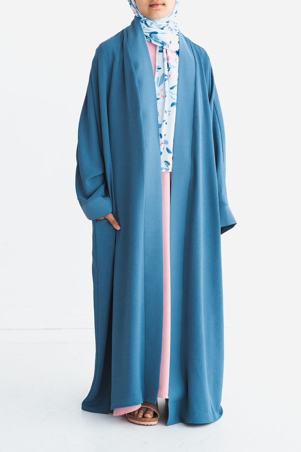 Girls Denim Blue Kimono