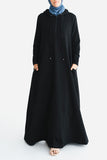 Black Hoodie Abaya