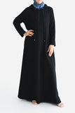 Black Hoodie Abaya