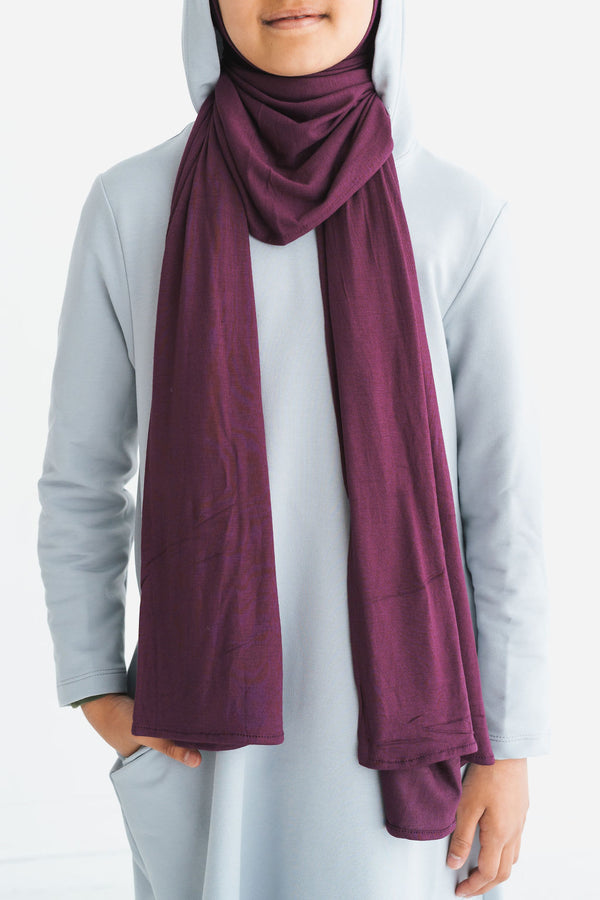 Girl's Silver Grey Hoodie Abaya