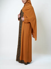 Goldenrod Full-Length Sheer Cardigan