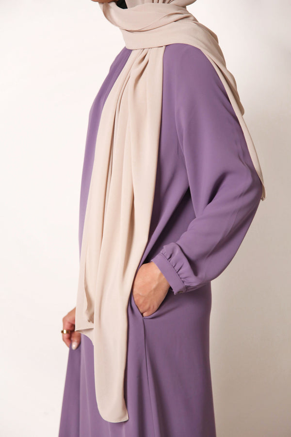 Spring Lilac Blouse Abaya