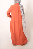 Tangerine Blouse Abaya