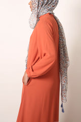 Tangerine Blouse Abaya