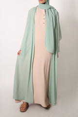 Light Sage Green Sheer Cardigan