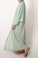 Light Sage Green Sheer Cardigan