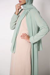 Light Sage Green Sheer Cardigan