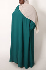 Plus Spring Green Blouse Abaya