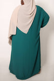Plus Spring Green Blouse Abaya