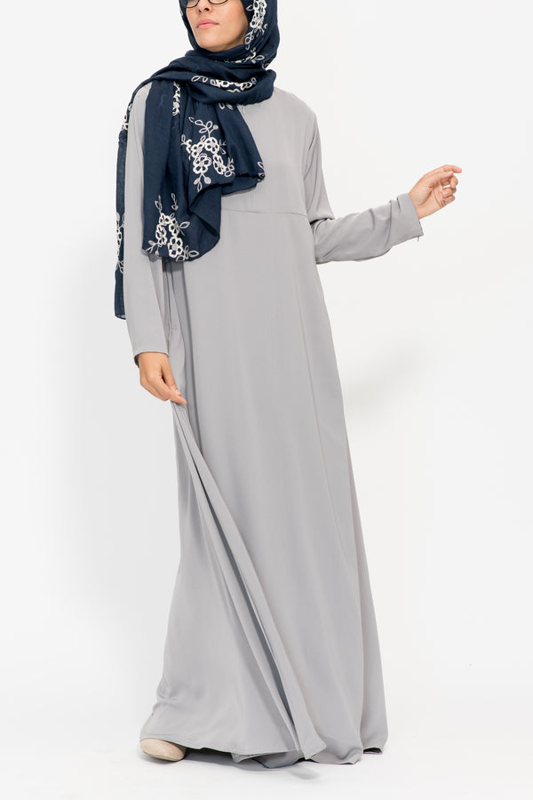 Dove Grey Empire Zip