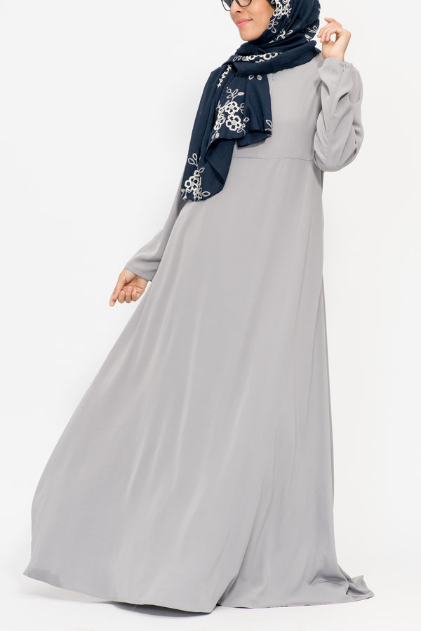 Dove Grey Empire Zip