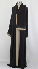Vintage Linen Lace Abaya
