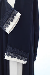 Vintage Linen Lace Abaya