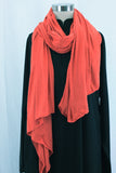 Rust Orange Jersey Wrap HijaaB