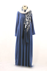 Navy Reflections Wrap Hijaab