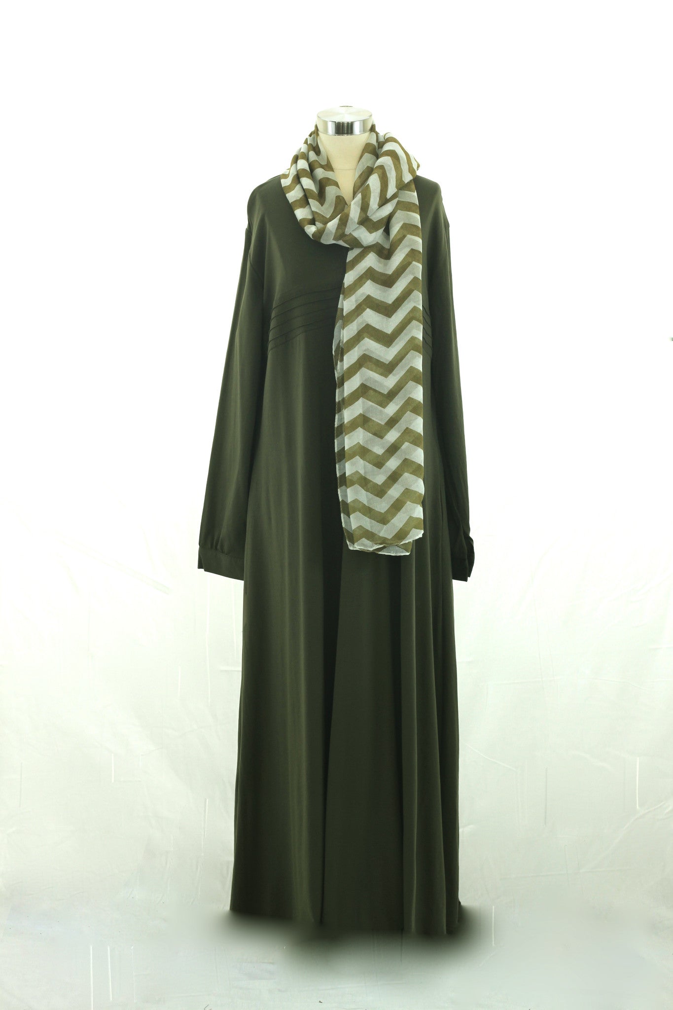 Golden Olive Chevron Wrap Hijaab