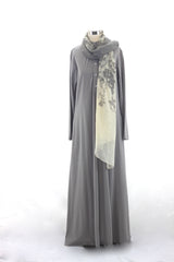 Grey Reflections Wrap Hijaab