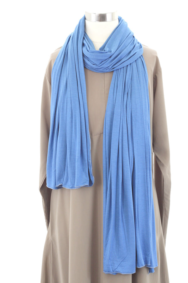 Denim Blue Jersey Wrap HijaaB
