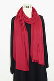 Ruby Red Jersey Wrap HijaaB