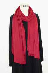 Ruby Red Jersey Wrap HijaaB