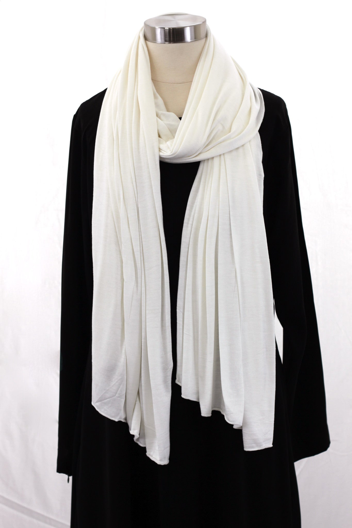 Creme Jersey Wrap HijaaB