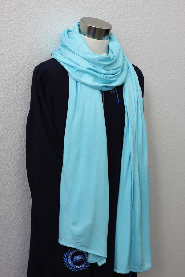 Light Blue Jersey Wrap