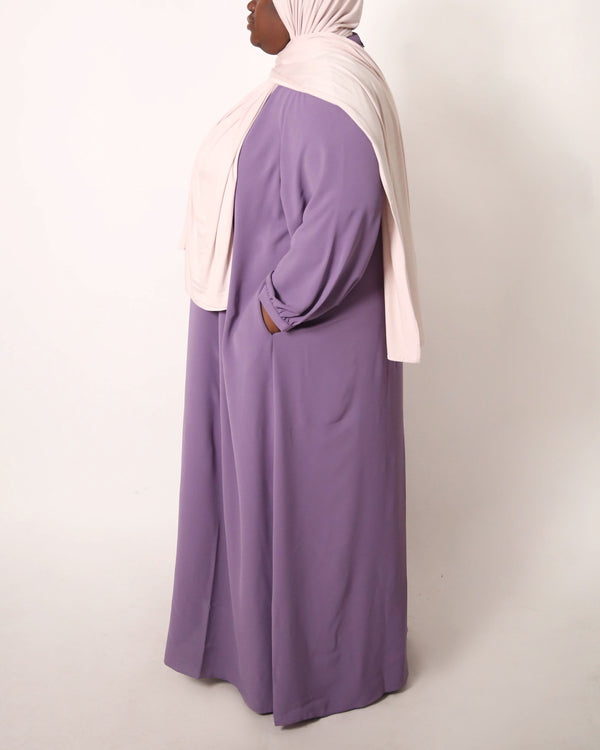 Plus Spring Lilac Blouse Abaya