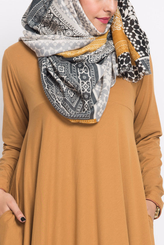 Mustard Moroccan Wrap Hijab
