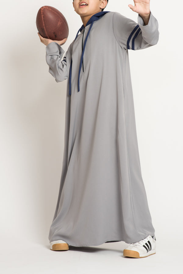 Grey Hoodie Team Thobe