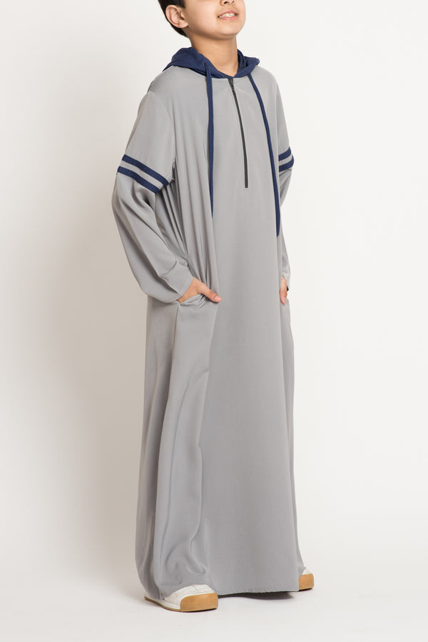 Grey Hoodie Team Thobe