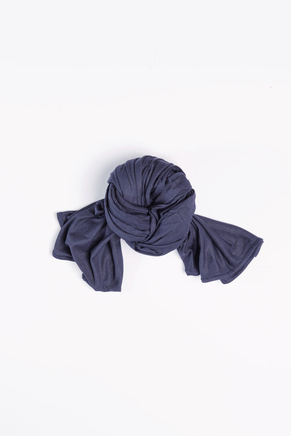 Navy Jersey Wrap HijaaB