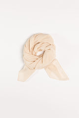 Vanilla Beige Square Hijab