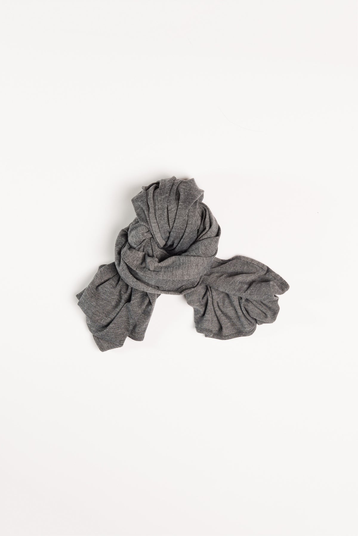 Dark Heather Grey Jersey Wrap HijaaB