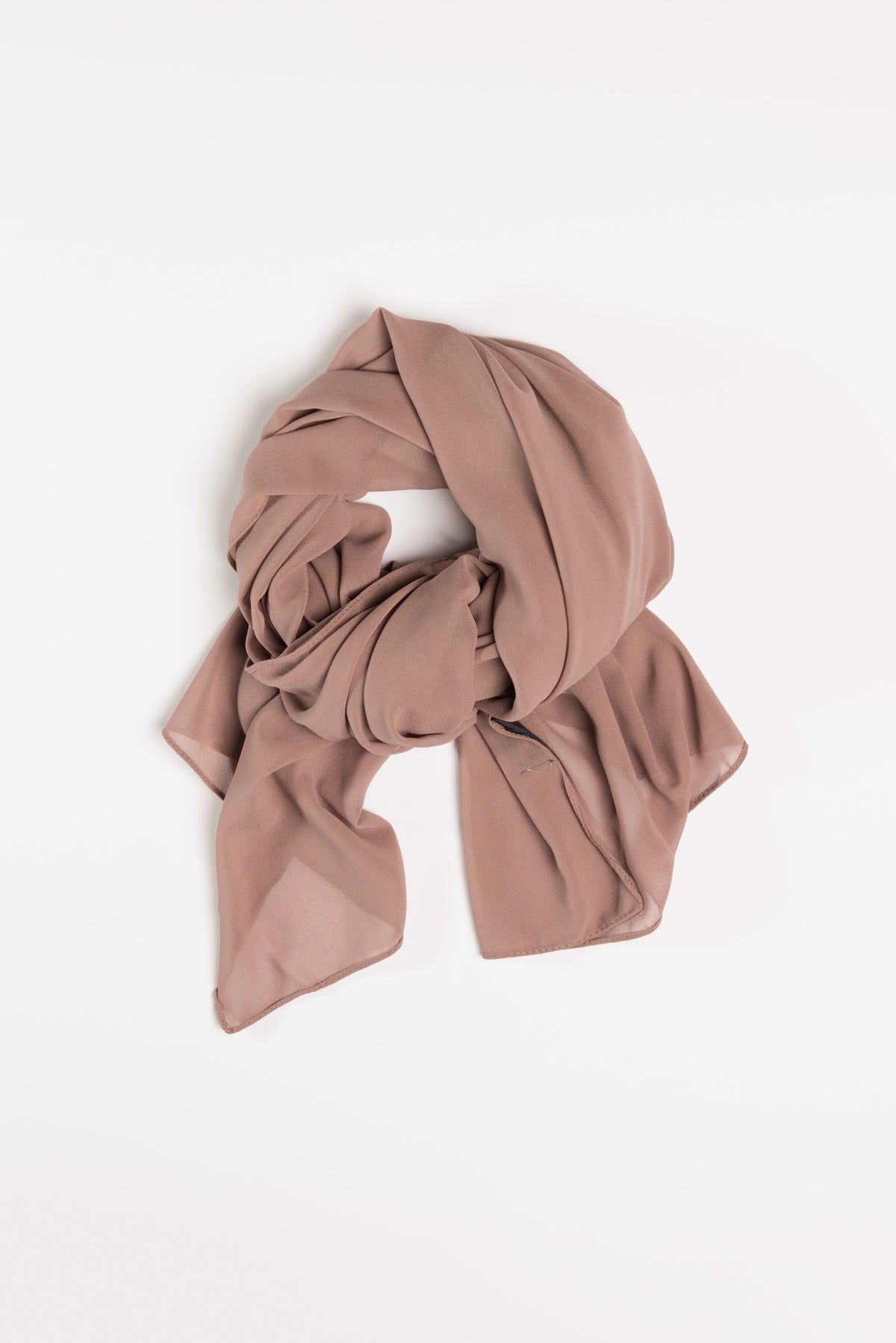 Dark Taupe Chiffon Georgette  Hijab