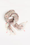 Pink Arabesque Tassel Wrap Hijab